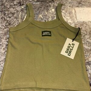 Daily Drills Matcha Green Tank